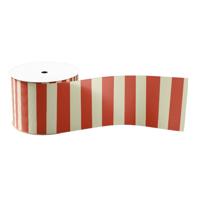 Ruban Gros-grain Ruban rayé de rétro chapiteau (Bobine)