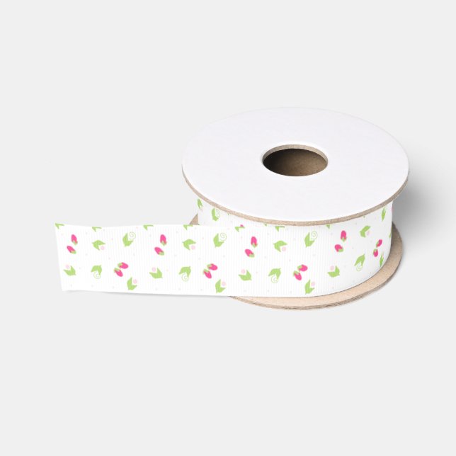Ruban Gros-grain Ruban rose Bud (Bobine)