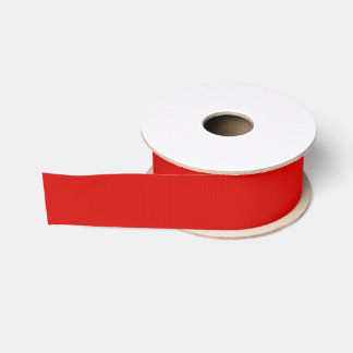 Ruban Gros-grain Ruban rouge solide