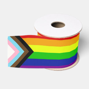 Ruban Gros-grain Ruban satiné LGBTQ+ Pride