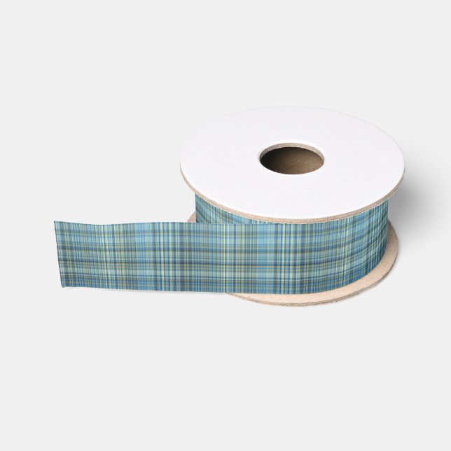 Ruban Gros-grain Ruban turquoise bleu vitrage (Bobine)