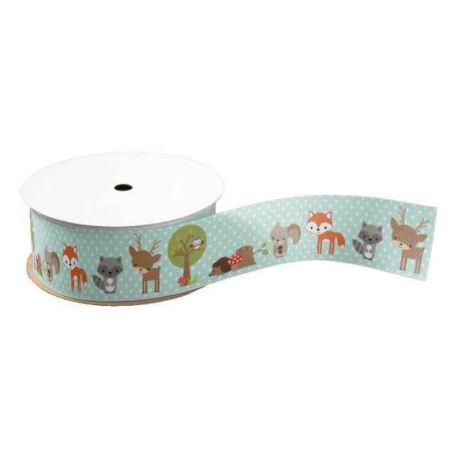 Ruban Gros-grain Ruban Woodland (Bobine)