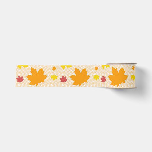 Ruban Gros-grain Rubans de feuilles d'automne