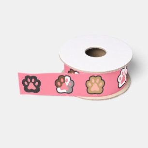 Ruban Gros-grain Rubans Pattes Roses