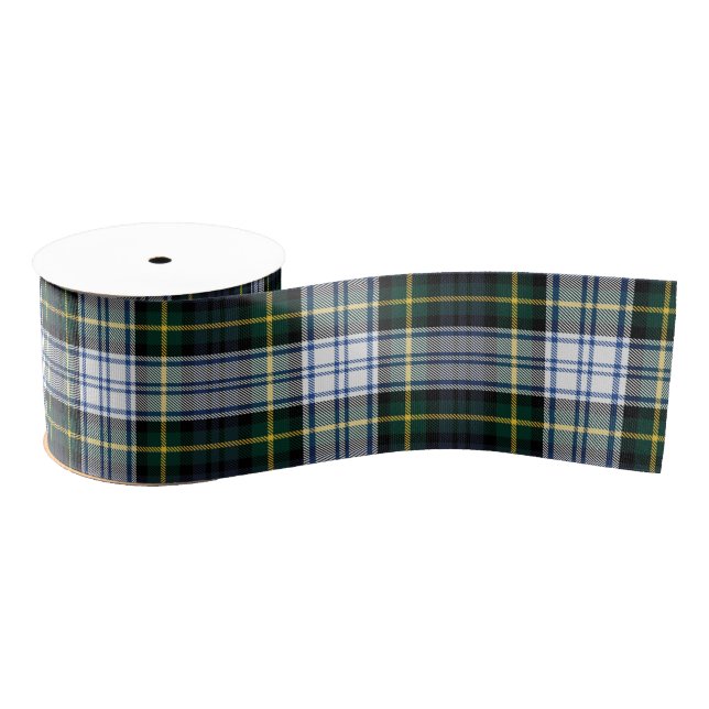 Ruban Gros-grain Rustic Plaid Gordon Check Tartan (Bobine)