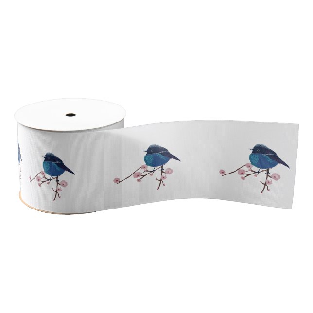 Ruban Gros-grain Spring Friend Bird (Bobine)