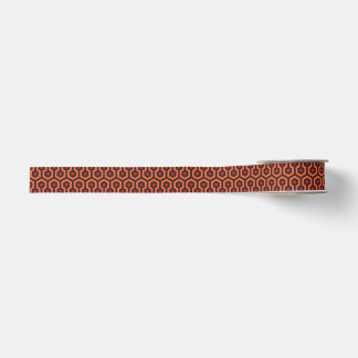 Ruban Gros-grain Surplomber l'orange du tapis et le ruban noir