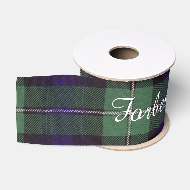 Ruban Gros-grain tartan d'écossais de plaid de clan de fForbes (Bobine)