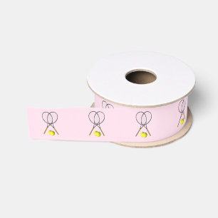 Ruban Gros-grain Tennis Pink