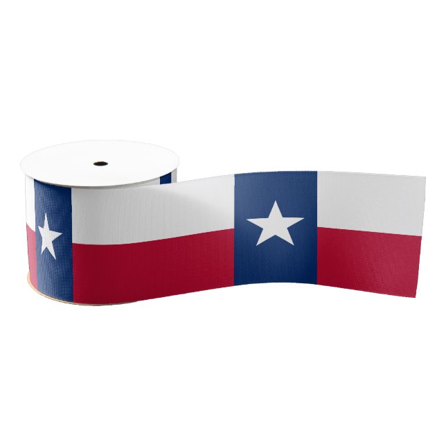 Ruban Gros-grain Texas Flag & America États États-Unis Voyage/sport (Bobine)