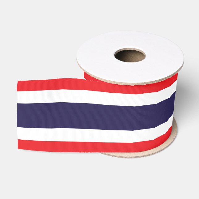 Ruban Gros-grain Thai Flag & Thaïlande Voyage, vacances/sports (Bobine)