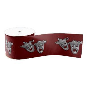 Ruban Gros-grain Théâtre Masque Comédie et Tragédie