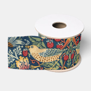 Ruban Gros-grain Thief de fraises par William Morris