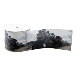 Ruban Gros-grain Train à vapeur vintage