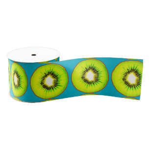 Ruban Gros-grain un kiwi personnalisable