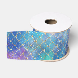Ruban Gros-grain Une galaxie de sirène Série Design 9
