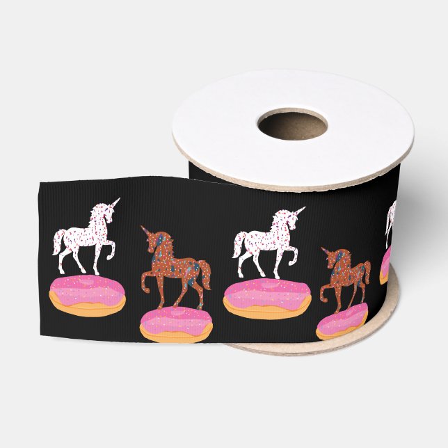 Ruban Gros-grain Unicornes (Bobine)