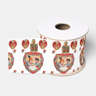 Ruban Gros-grain véntines de ruban décoratif amour