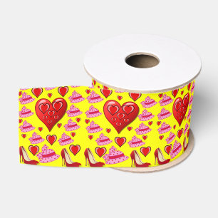 Ruban Gros-grain véntines de ruban décoratif amour