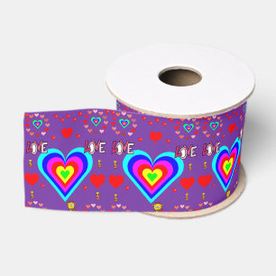 Ruban Gros-grain véntines de ruban décoratif amour