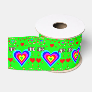 Ruban Gros-grain véntines de ruban décoratif amour