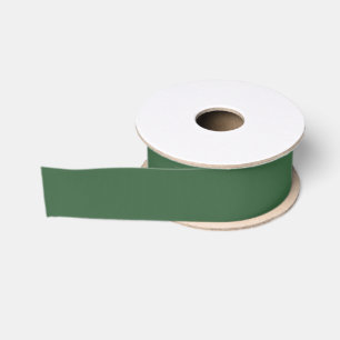 Ruban Gros-grain Vert Chasseur Uni