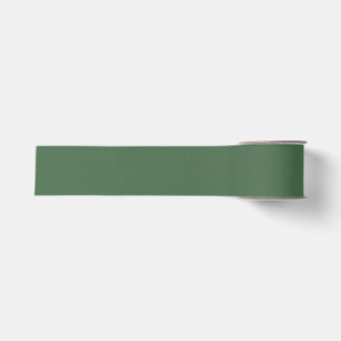 Ruban Gros-grain Vintage foncé saturé vert rétro