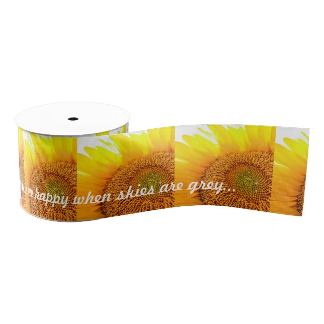 Ruban Gros-grain Vous êtes mon soleil (Bobine)