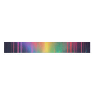 Ruban Gros-grain Voyage en goutte arc-en-ciel