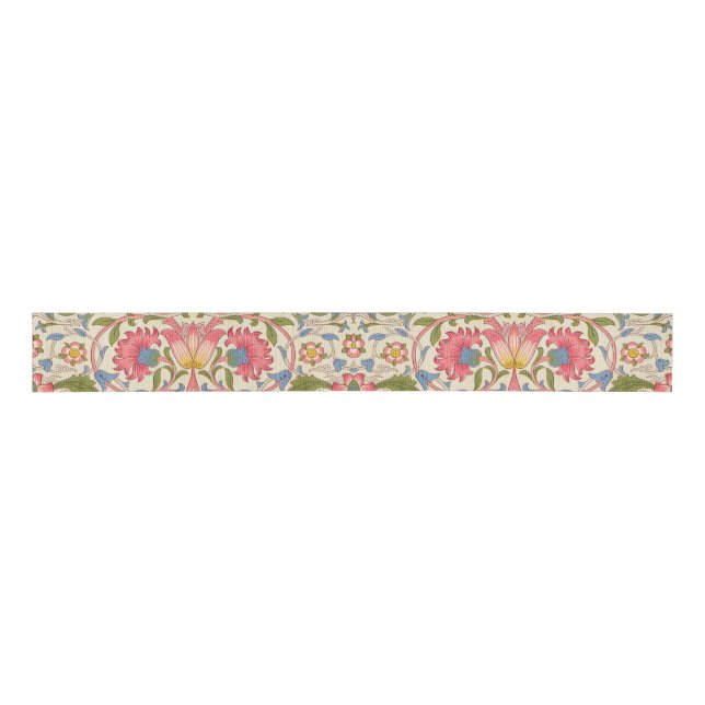 Ruban Gros-grain William Morris Lodden Spring Wallpaper Art (Devant)