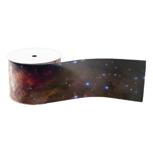 Ruban large de gros-grain de galaxie élégante,