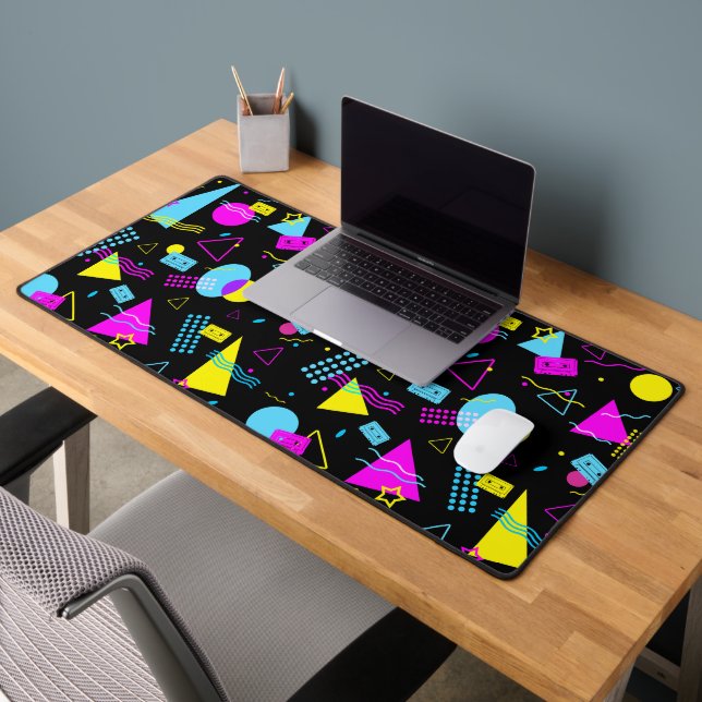 RUBAN RÉTRO FORMES COLORÉES (Bureau 2)