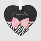 Ruban rose-clair doucement Girly chic d'impression