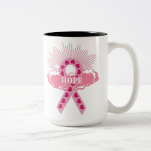 Ruban Rose De L'Espoir Mug Blanc