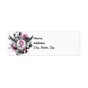 Ruban Rose Et Ailes Cancer Du Sein