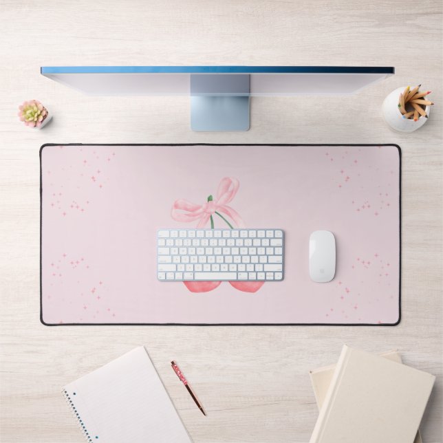 Ruban rose étincelle cerise (Bureau 1)