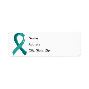 Ruban turquoise 3 de Cancer ovarien