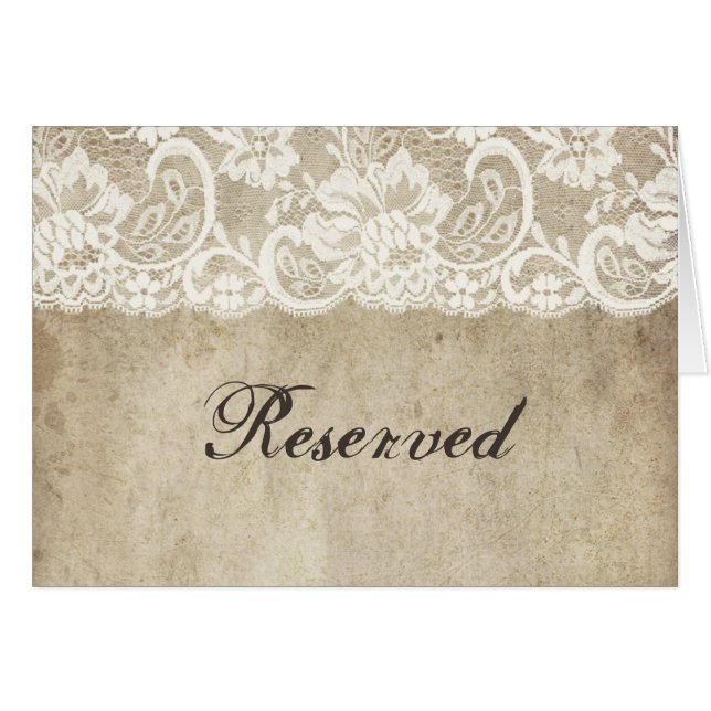 Ruban vintage d'élégance sur épouser de dentelle (Devant Horizontal)