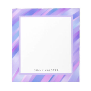 Rubans Iridescendant Bloc-notes personnalisé 5,5 p