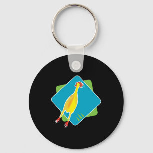 rubber chicken keychain