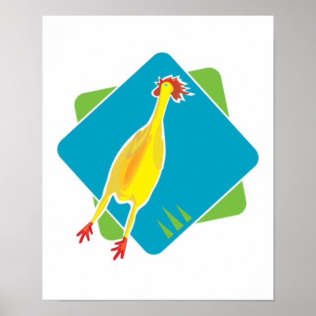 rubber chicken poster (Front)