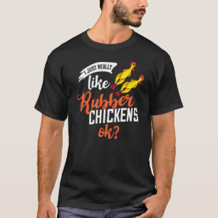 Rubber Chicken Screaming Costume T-Shirt