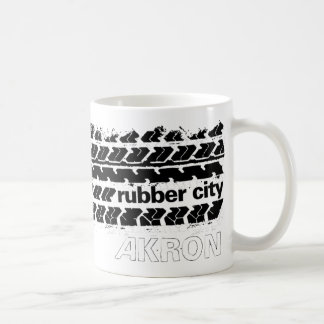 Rubber City Tire Tread Coffee Mug