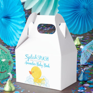 Rubber Duck Baby Shower Favour Boxes