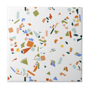 Rubber Duck bright, modern , Terrazzo pattern Tile