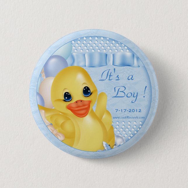 Rubber Duck Button (Front)