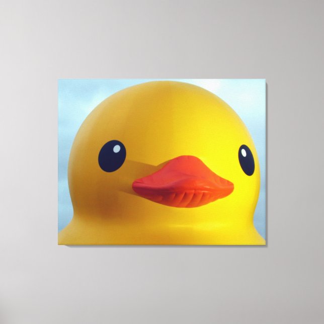 rubber duck canvas print (Front)