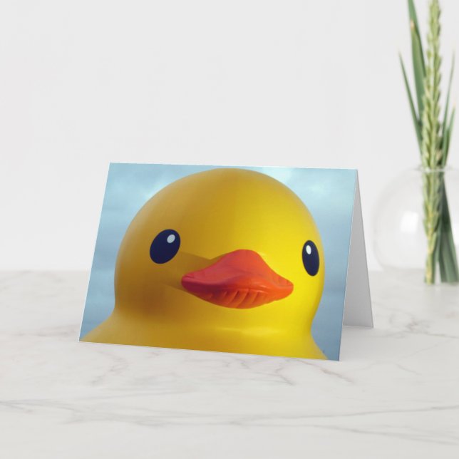 rubber duck card (Front)