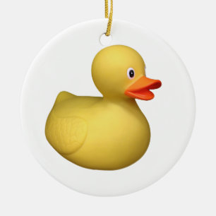 Rubber Duck Ceramic Ornament