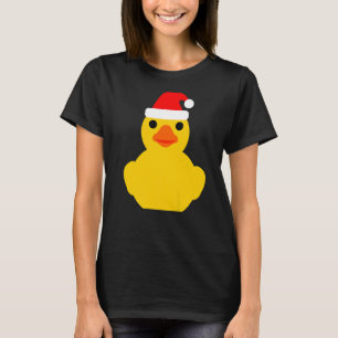 Rubber Duck Christmas Santa Hat Rubber Ducky T-Shirt